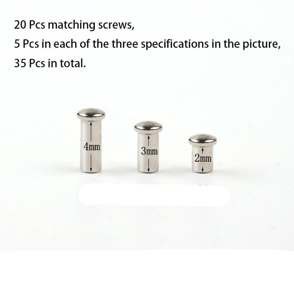 Assorted Screw Nut Eyeglasses Repairing Set Hand Held Replacement Screwdriver Professional Repair Kit Nose Pad Universal Fit