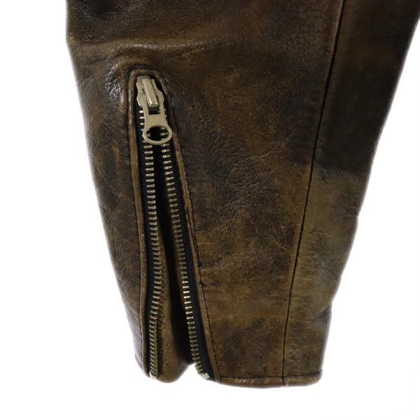 RRL leather jacket Black series Talon Zip Men's Used