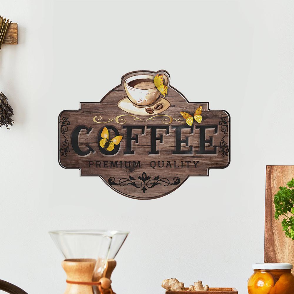 Coffee Cups Kitchen Dining RoomHome Beautification and Decoration Wall Stickers