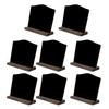 8Pcs Small Chalkboards with Wood Stand Double Sided Message Board Sign Table Number Food Sign for Wedding Party