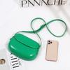Pressure Shell Bag, Candy Color Saddle Bag, Women'S Fashion Versatile Small Square Bag, Solid Color Mobile Phone Bag, Shoulder Messenger Bag.