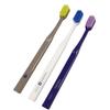 3Pcs Wide Head Toothbrush Set Deep Cleaning Orthodontic Anti-Slip Handle Oral Hygiene Kit For Family Travel