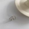 French Vintage Freshwater Pearl Open Ring: Korean Style, Versatile & Chic for Women