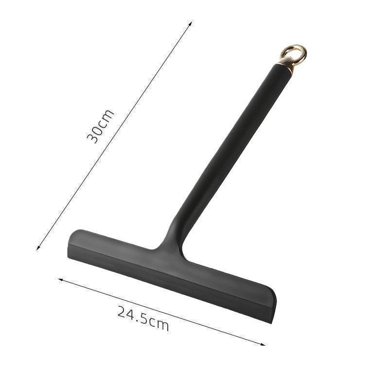 Silicone Squeegee Plastic Handle Dual Blade Streak Free Glass Mirror Cleaner For Bathroom Household Window Use