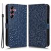 For Samsung Galaxy A15 4G/A15 5G Case Dot Imprinted Leather Shockproof Phone Stand Cover