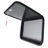 RV Exit Window UV Protection 30.48 X 22.36in Push Out Camper Window with Net Screen and Trim Ring