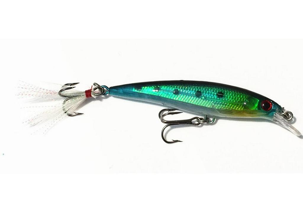 Bionic Minnow Lure: 9cm/8g Long-Casting Fishing Hook Fake Bait