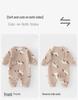 Baby Butterfly Three-Layer Warm Crawling Jumpsuit - Boneless, All-Season Newborn Clothing