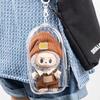 Labubu V1 V2 Storage Doll Bag PVC Transparent Protection Cover Keychain