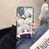Couple Kawayi Jujutsu Kaisen Anime Phone Case for iPhone X XR XS 7 8 Plus 11 12 13 Pro MAX 13mini Translucent Matte Case