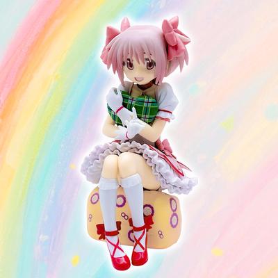 Anime Magica 14cm Kaname Madoka Cartoon Figure Instant Noodle Stopper PVC Model Desktop Ornaments Children's Toys Holiday Gifts