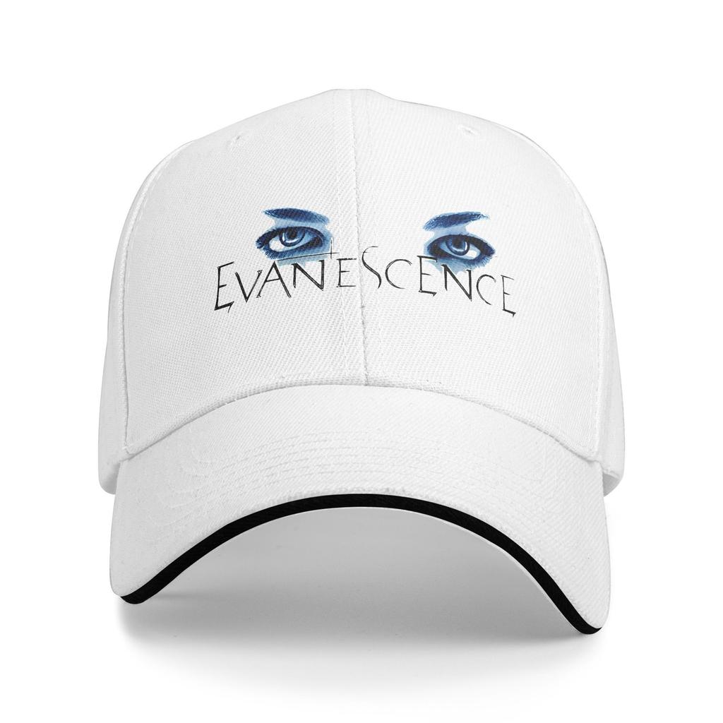 Evanescence Rock Band Sandwich Caps Men Women ,Hip-Hop  Cap Racing Cap Adjustable Polyester Baseball Cap Summer