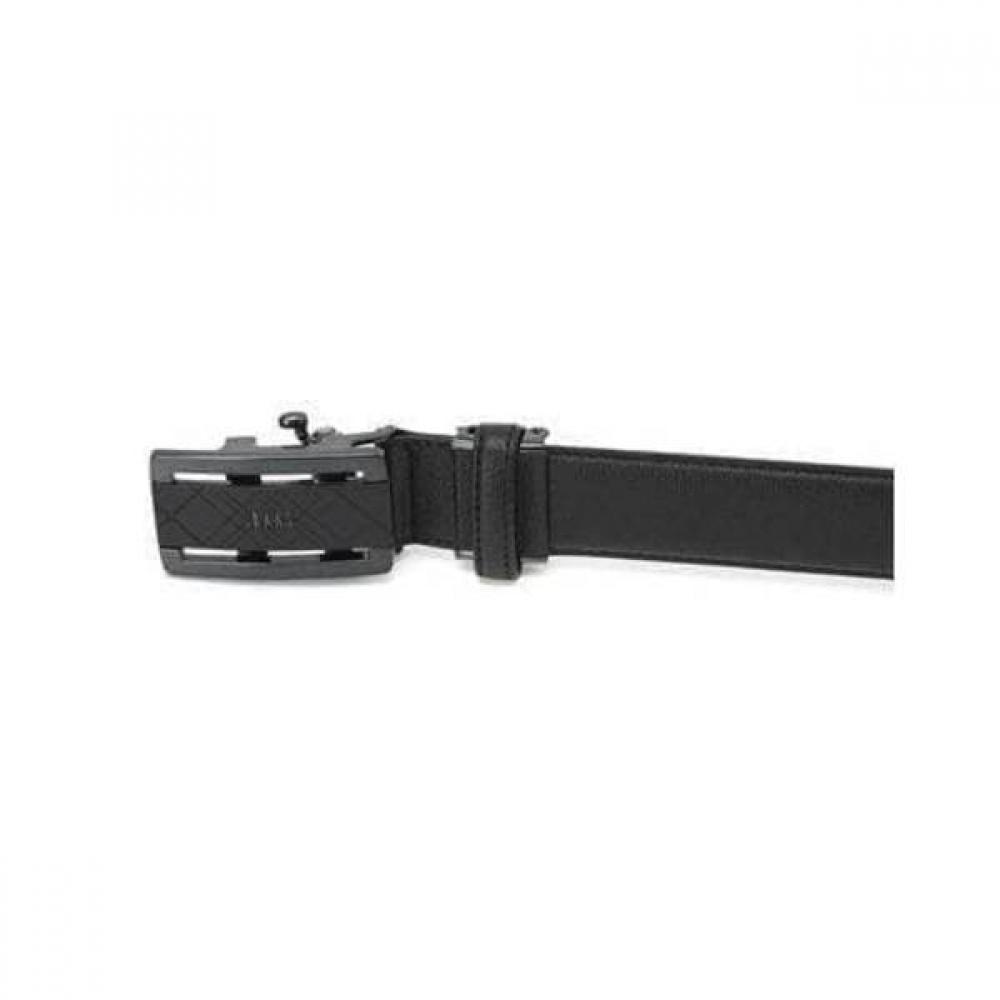 Daks Automatic Belt Black Check Pattern Embossed Matte Buckle Cowhide Dbbe6f089k