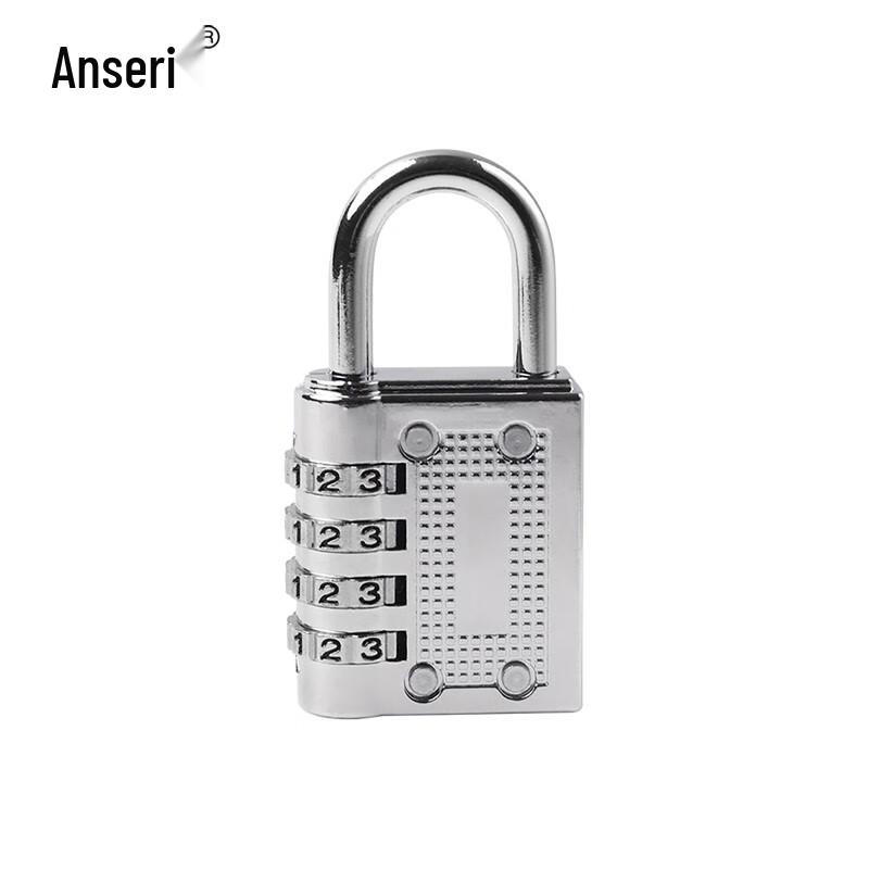 Ansell Heavy-Duty 4-Digit Combination Padlock