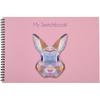 Papboo Rabbit - A4 Artist Sketch Book - Drawing Book, With Back Support- 140 Gsm- 50 Pages- (Matte Finished Cover)