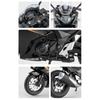 1/12 Scale Suzuki GSX-250R Motorcycle Toy Alloy Diecast Model Sound and Light Toys Rubber Tires Miniature Racing Model Present for Kid