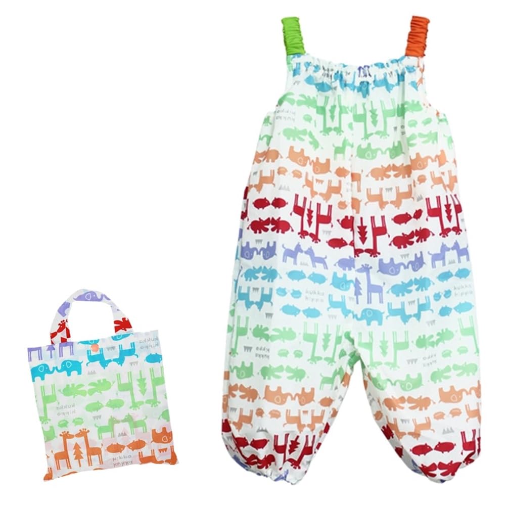 

Ogawa kukkahippo игровая одежда Животные Мальчики Девочки Песочная одежда Разноцветные плечевые лямки для различения левой и правой Эластичный низ Держит ноги