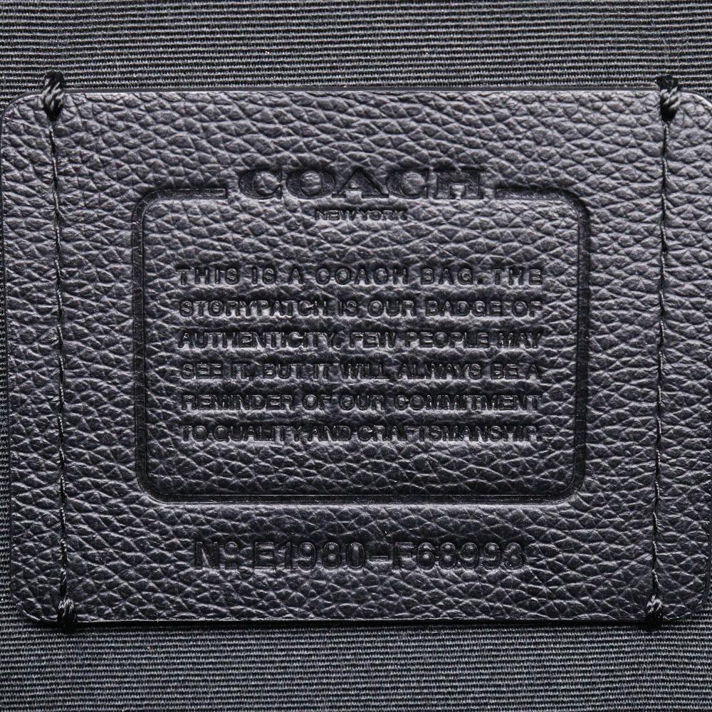 COACH Backpack Backpack Daypack F68993 Houston black leather mens Used