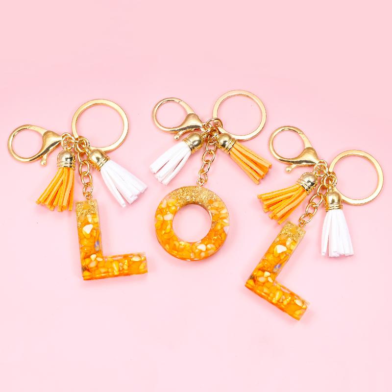 

Letters A-Z Keychains Key Chains Rings Initials Name Ornament Meaningful Pendants Accessories Gift