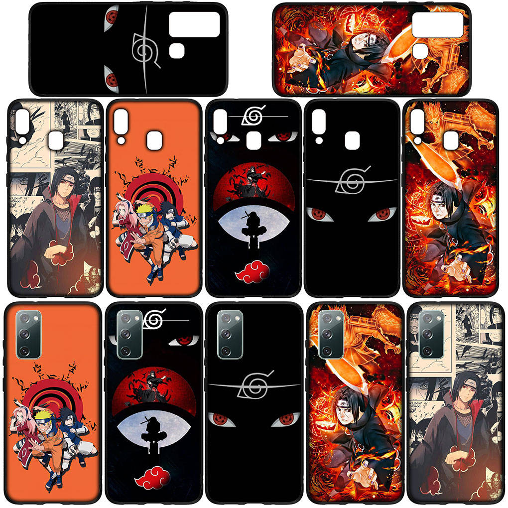 For iPhone 16 15 Xiaomi Redmi Note 14 13 12 11 Pro Max X 16e Samsung Galaxy S25 S24 S23 Moto OPPO Huawei Comics Naruto Itachi Uchiha Sasuke Phone Case