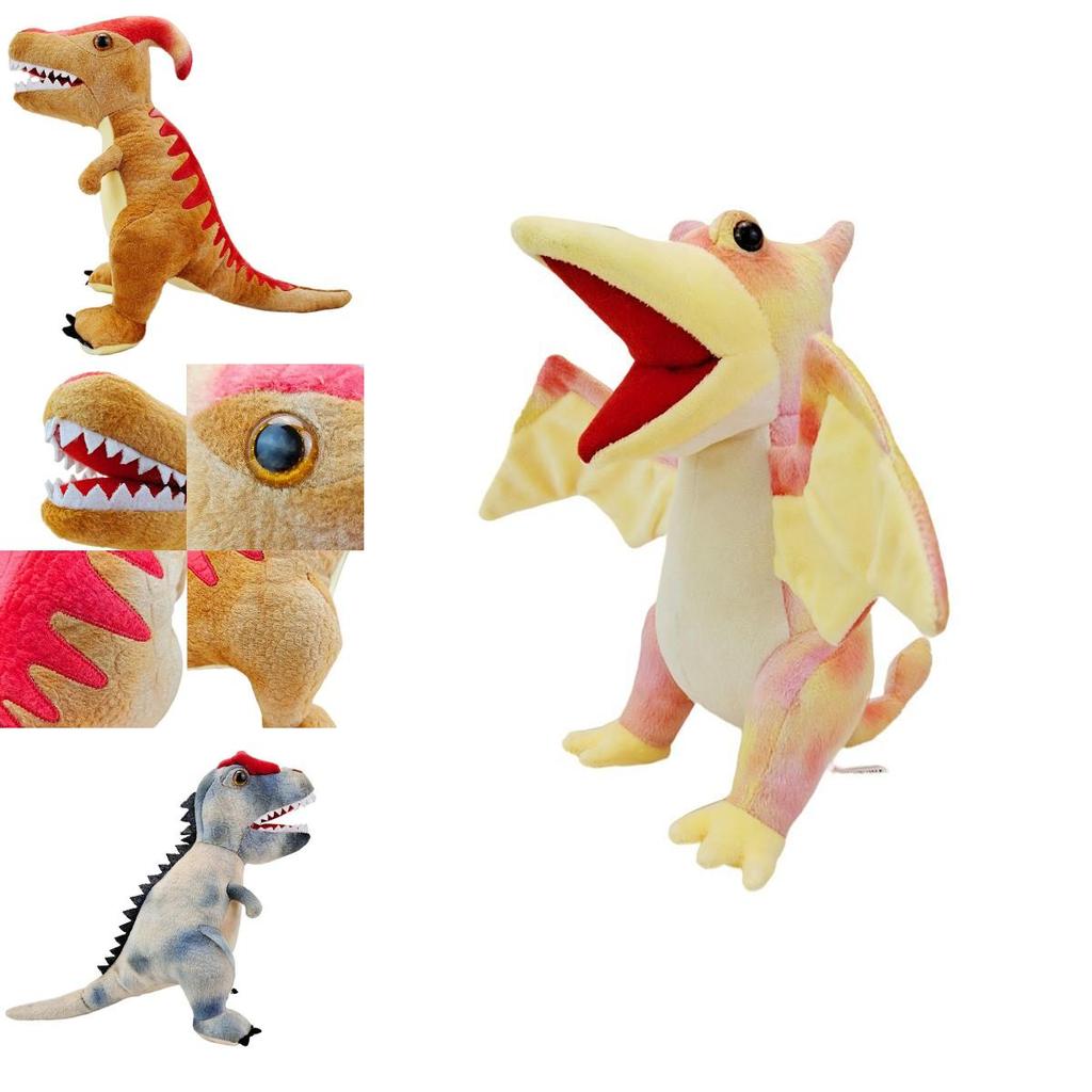 Adorable Plush Dinosaur Stuffed Toys Perfect Holiday Gifts Triceratops And T-rex