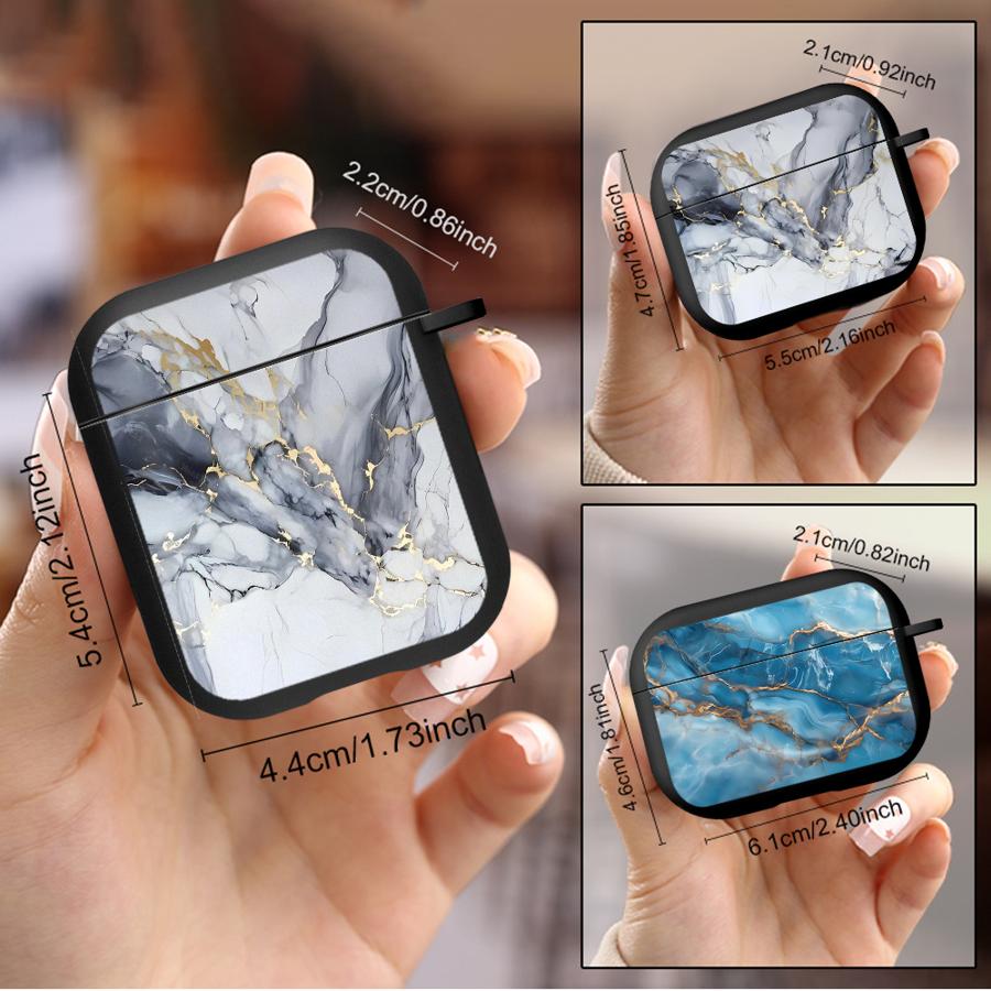 Marble Case For Airpods Pro2 3 1 Pro3 2 Pro 4 Earphone Cases Cover