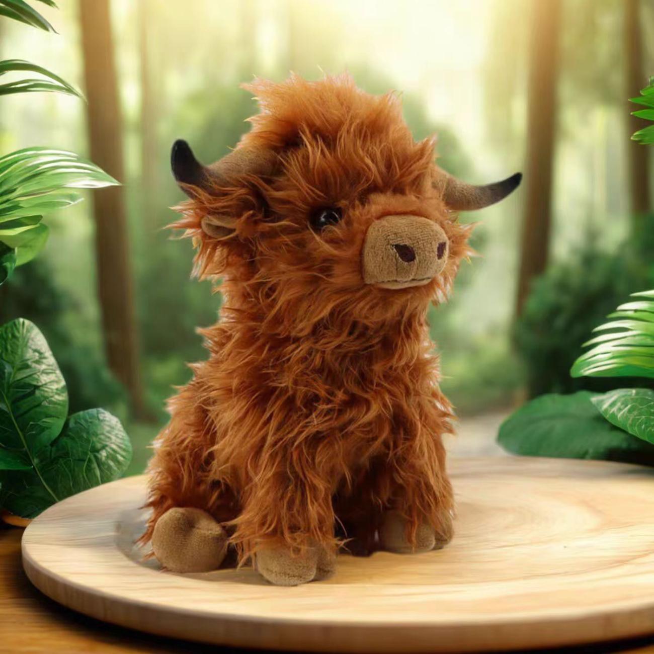 

Плюшевая игрушка Хайлендская корова 25 см Подарок для детей 25