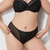 Thin Full Cup Set Underwear Panties for Large Breasts Anti-sagging and Gathered Bras for Large Sizes