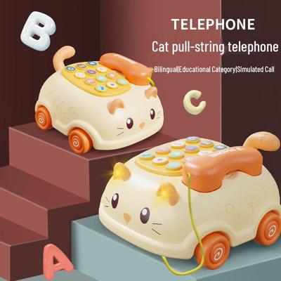 Bilingual English-Chinese Children's Educational Toy Phone: Multifunctional Story Machine for Boys and Girls