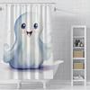 Home Shower Curtains For Bathroom Waterproof Fabric Modern Nordic Style Living Room Curtain Halloween Autumn Pumpkin Decoration