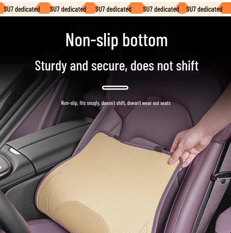 Four Seasons Universal Napa Leather Seat Cover for Xiaomi SU7 - Breathable Protective Cushion Accessory