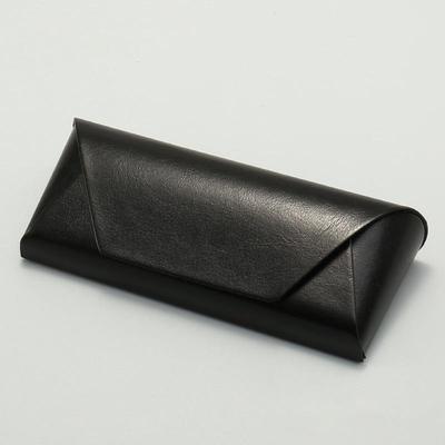 Retro Cowhide Leather Glasses Case - Handmade Myopia & Sunglasses Holder, High-End Baozi Design