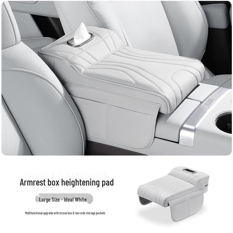 Universal Car Central Armrest Pad: Elevated Elbow Support & Protective Cover