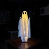 Halloween Ghost Decorations Spooky Swing Ghost Patio Decor With Lights Giant Halloween Decorations With Remote For Patio Porch