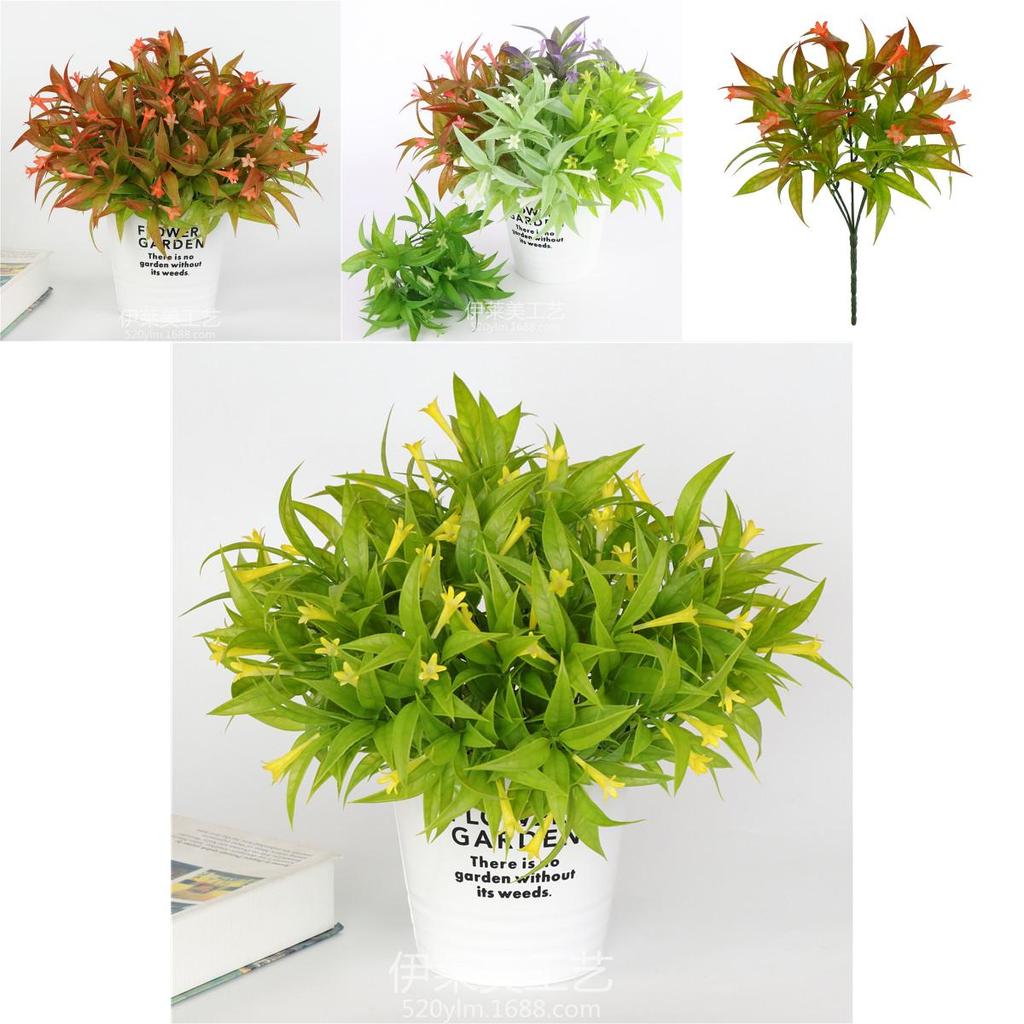 Plastic Fake Morning Glory Plant For Home Ornaments And Photography Set Design