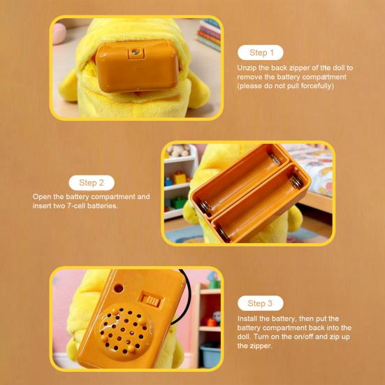 Interaktives Musik-Stofftier für Kinder, Bananen-Frucht-Induktion Spielzeug, Musikalisches Sensorisches Kuscheltier, Dual-Modus Rhythmusspiel, Weihnachts-Geburtstagsgeschenke