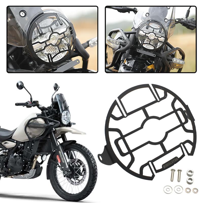Headlight Guard For Himalayan Guerrilla 450 2024- Headlight Shield Guard Protector Headlamp Mesh Grille Cover GUERRILLA450 H450