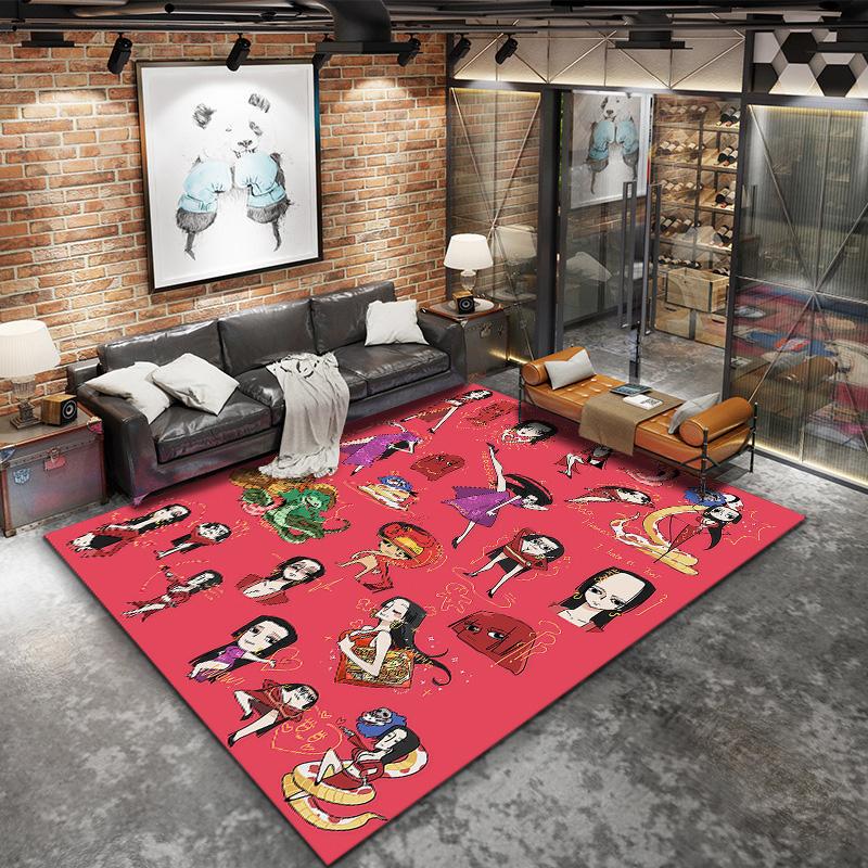 Boa Hancock Carpet Rug For Living Room Bedroom Home Sofa Decoration,kids Play Nonslip Floor Mat