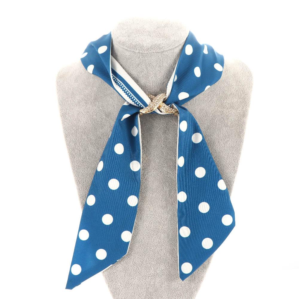 Fastener Classic Silk Scarf  Buckle Scarves Shawl Ring Clip Jewelry Brooch Pins Fashion Accessories