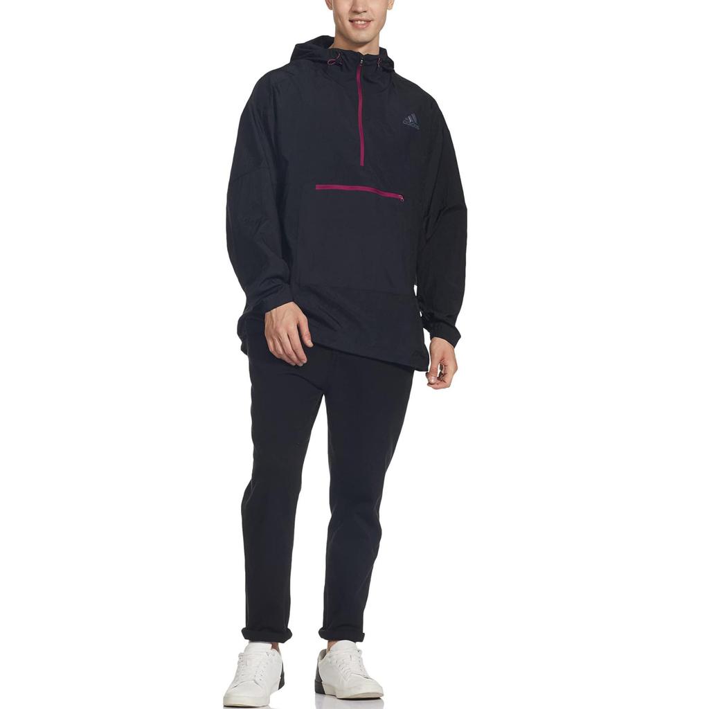 Adidas Sweatshirts Men's Black Hooded Moderate Regular FS9858