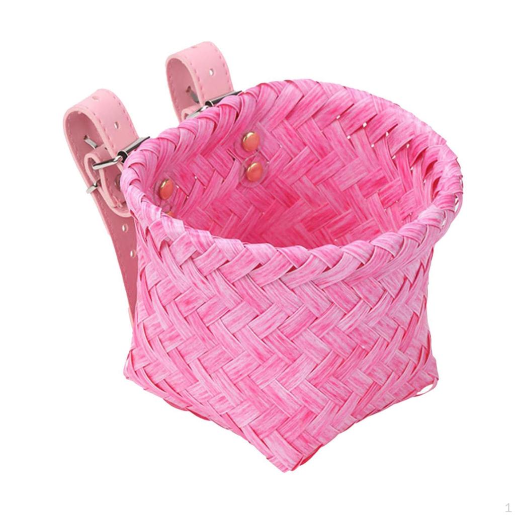 Children's Bicycle Basket, Front Storage Solution, Easy to Attach Gift for Kids