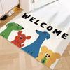 Ins Style Household Entrance Entrance Door Floor Mat, Entrance Door Silk Circle Cartoon Door Foot Mat, Foyer Rubbing Soil Floor Mat