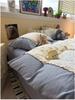 Korean Soft Crinkled Gauze Lace 4-Piece Bedding Set