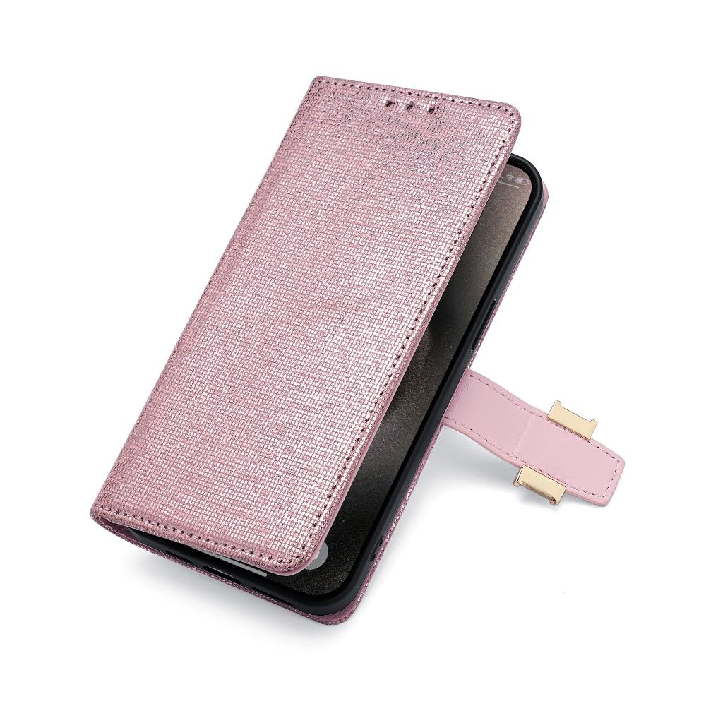 For Xiaomi Redmi 15C 4G (Global) (171mm)/Poco C85 4G (171mm) Case Metal I-Buckle PU Leather Wallet Phone Cover