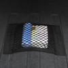 Auto Accessories Double Mesh Pocket Trunk Organizer Storage Mesh Car Built-in Bag Fixed Bag Velcro