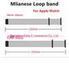 Mailänder Edelstahlarmband für Apple iWatch S11 (38/42/40/44mm)