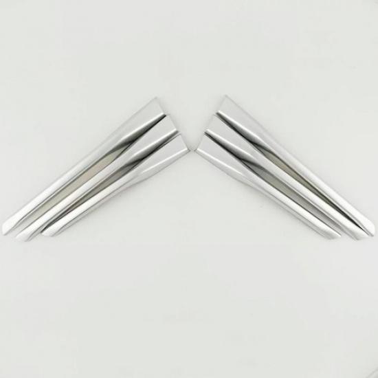 Car ABS Chrome Front Fog Light Lamp Cover Trim Fits Cadillac XT5 2016 2017-