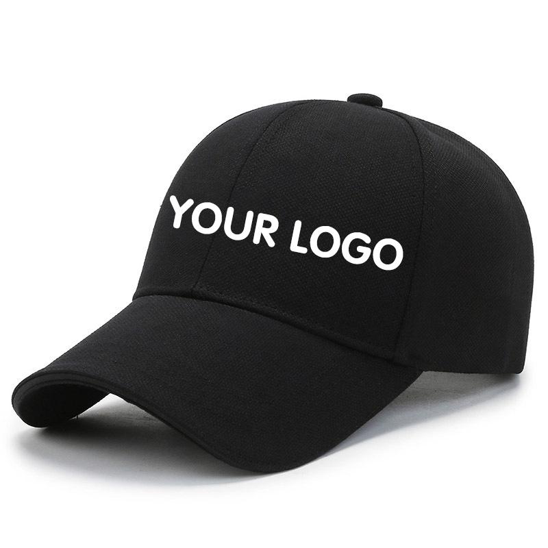 Custom Logo Cotton Men Women Letter Embroidery Hat Outdoor Sports Travel Sunscreen Sunshade Sports Baseball Cap