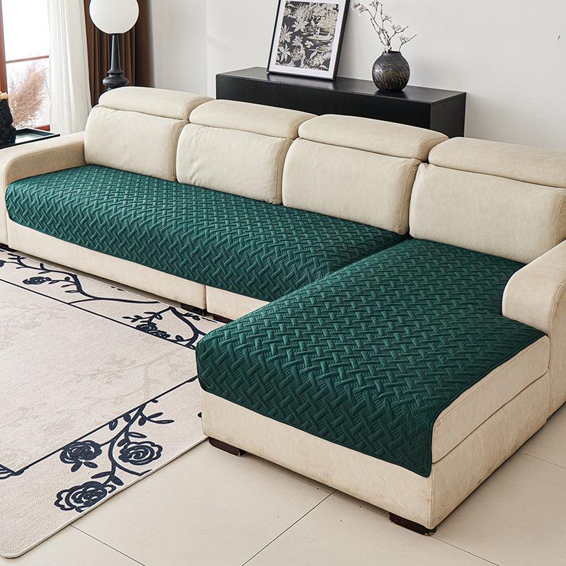 1 шт Водонепроницаемый чехол для дивана для домашних животных собак кошек устойчивый к царапинам накидка на диван моющийся протектор для мебели вышитая подушка для дивана 70x70cm 275x275in темно-зеленого 2560₽