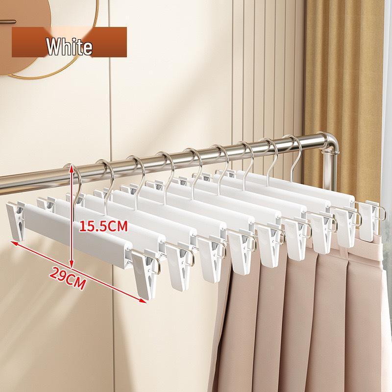 Non-Slip Double-Position Thick Plastic Clothes & Coat Hanger for Bedroom Storage